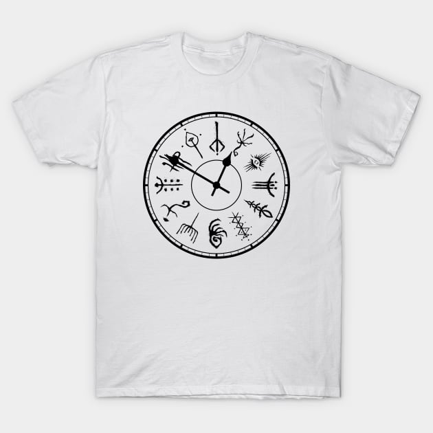 Bloodborne - Rune Clock T-Shirt by InfinityTone